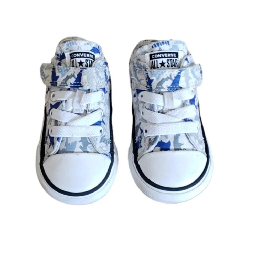 Converse Chuck Taylor All Star Shark Bite 1V Sneakers Toddler Size 5